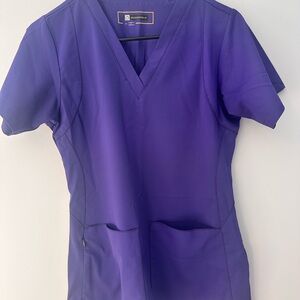 Purple Women's scrub top
